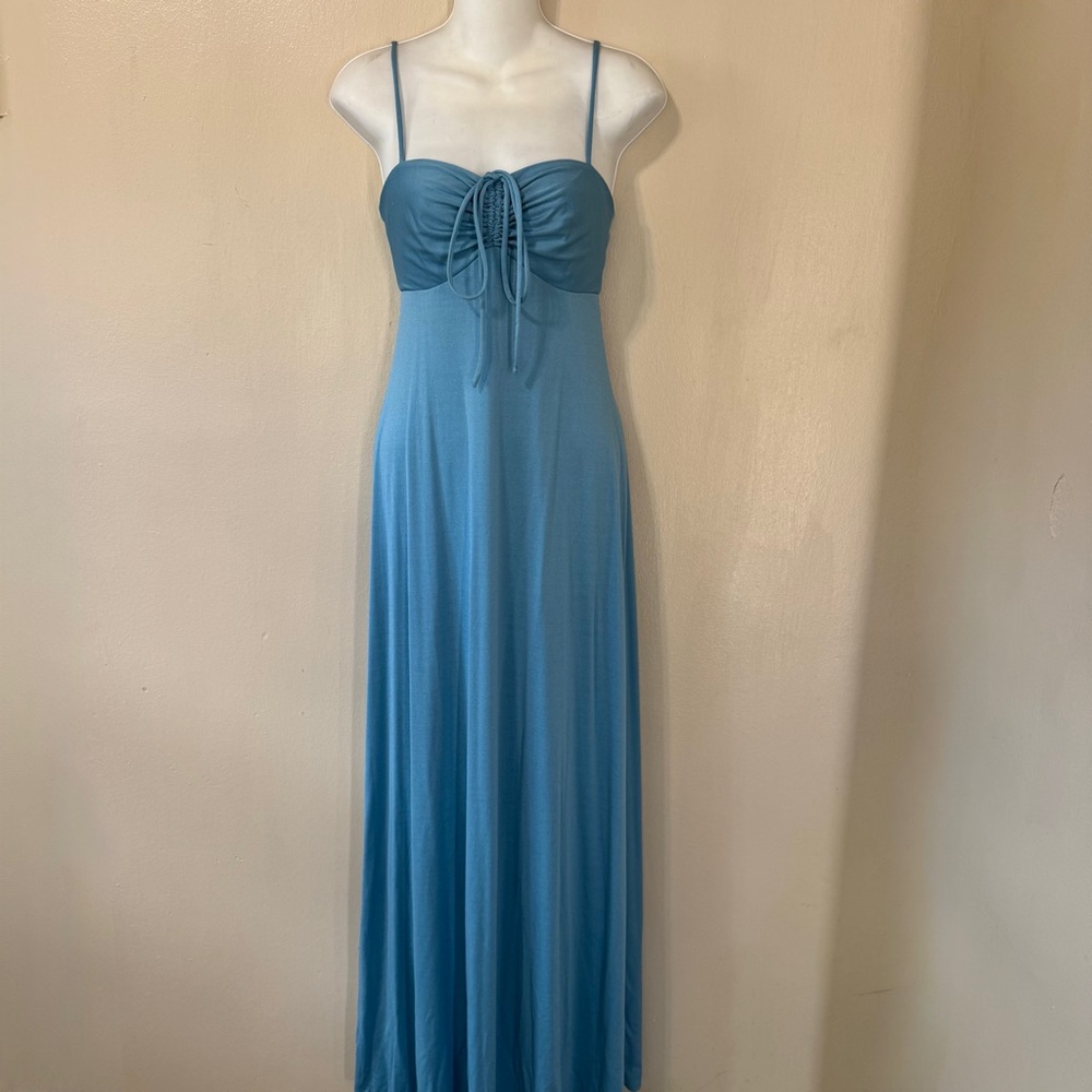 Roberta Bridal Ocean Blue Maxi Dress